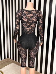 Midnight Muse Lace Set