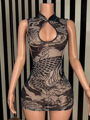 Oriental Nights Mini Dress
