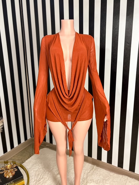 After Hours Drape Dress